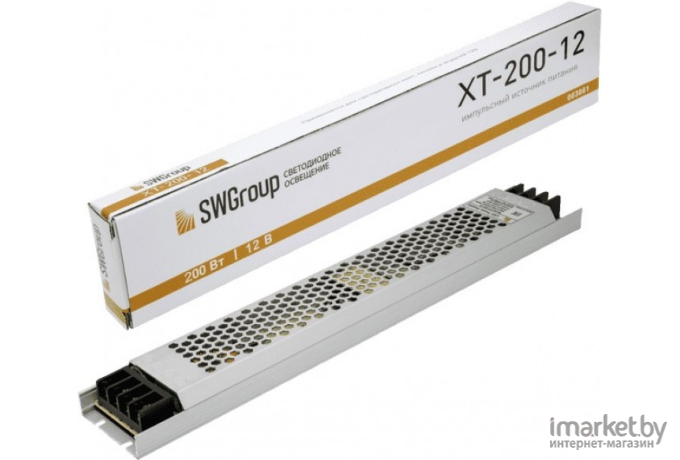  SWG Ультратонкий блок питания в металлическом корпусе, IP20, 200W, 12V [XT-200-12]