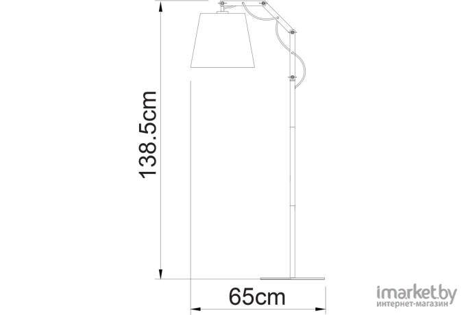 Торшер ARTE Lamp A5700PN-1WH