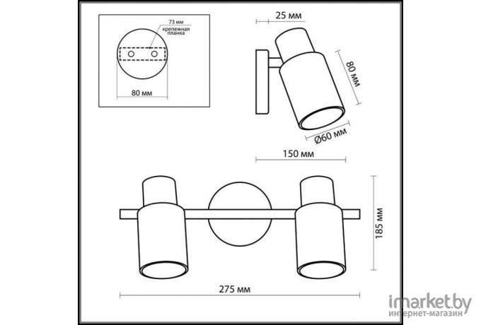 Торшер Odeon Light 2711/F ODL11 684 матовый никель Торшер E14/E27 40W/100W 220V TREND