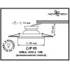 Влагозащищенный светильник Novotech 369303 NT09 389 хром Встраиваемый НП светильник IP65 GX5.3 50W 12V AQUA