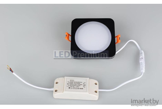 Влагозащищенный светильник Arlight Светодиодная панель LTD-96x96SOL-BK-10W Day White [022008]