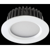 Влагозащищенный светильник Novotech 357600 NT18 158 белый Встраиваемый светильник IP44 LED 3000K 10W 100-265V DRUM