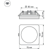 Встраиваемый светильник Arlight Светодиодная панель LTD-96x96SOL-10W Day White 4000K [017634]