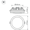 Встраиваемый светильник Arlight Светодиодная панель LTD-95SOL-10W Day White [017990]