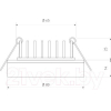 Встраиваемый светильник Elektrostandard Точечный светильник со светодиодами DSKR80 5W 4200K