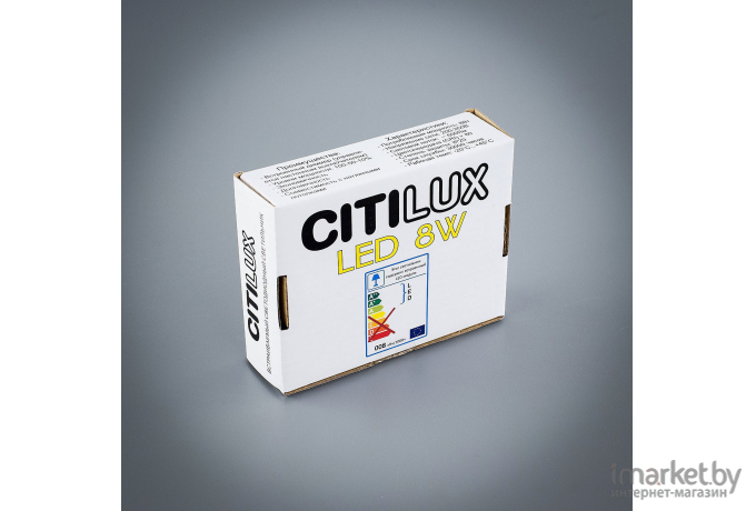 Встраиваемый светильник Citilux CLD50K082 Омега Черный Св-к Встр 8W*3000K