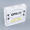 Встраиваемый светильник Citilux CLD50R151 Омега Хром Мат Св-к Встр 15W*3000K