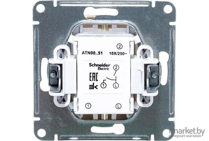 Выключатель Schneider Electric AtlasDesign шампань [ATN000551]