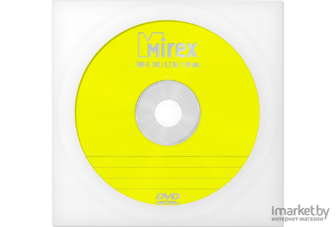 Оптический диск Mirex DVD-R 4.7 Gb 16x Бум.конверт 1 [205111]