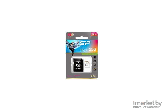 Карта памяти Transcend microSD 256GB microSDXC Class 10 UHS-I U3 V30 A1 + SD адаптер [TS256GUSD300S-A]