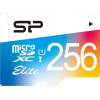 Карта памяти Silicon-Power microSD 256GB Elite microSDHC Class 10 UHS-I + SD адаптер Colorful [SP256GBSTXBU1V21SP]