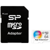 Карта памяти Silicon-Power microSD 64GB High Endurance microSDXC Class 10 UHS-I U3 SD адаптер [SP064GBSTXIU3V10SP]