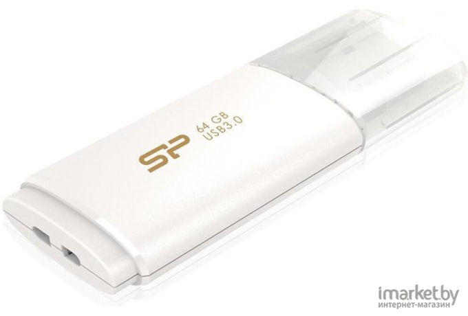 Usb flash Silicon-Power 64Gb Blaze B06 3.0 белый [SP064GBUF3B06V1W]