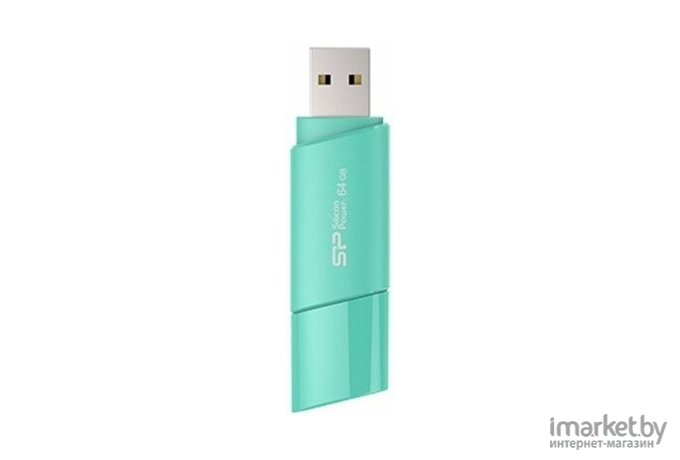 Usb flash Silicon-Power 64GB Ultima U06 бирюзовый [SP064GBUF2U06V1B]