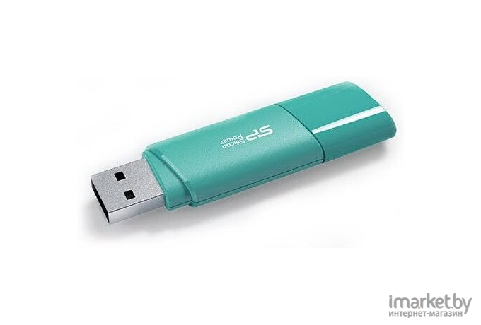 Usb flash Silicon-Power 64GB Ultima U06 бирюзовый [SP064GBUF2U06V1B]