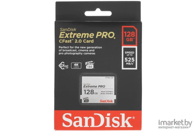 Карта памяти SanDisk CFAST2.0 128GB Extreme Pro [SDCFSP-128G-G46D]