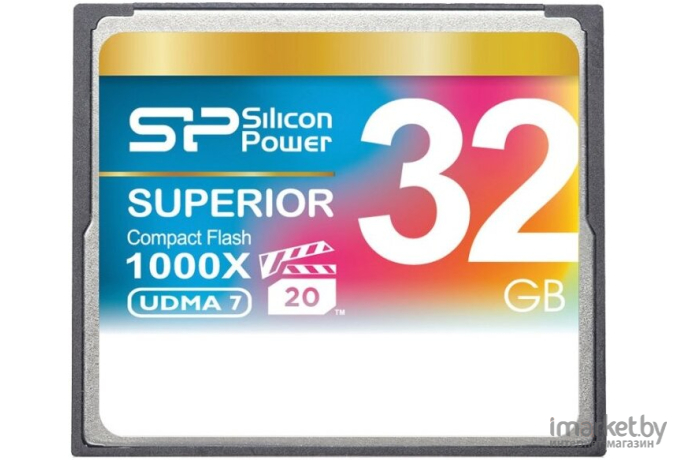 Карта памяти Silicon-Power CF 32GB 1000X [SP032GBCFC1K0V10]