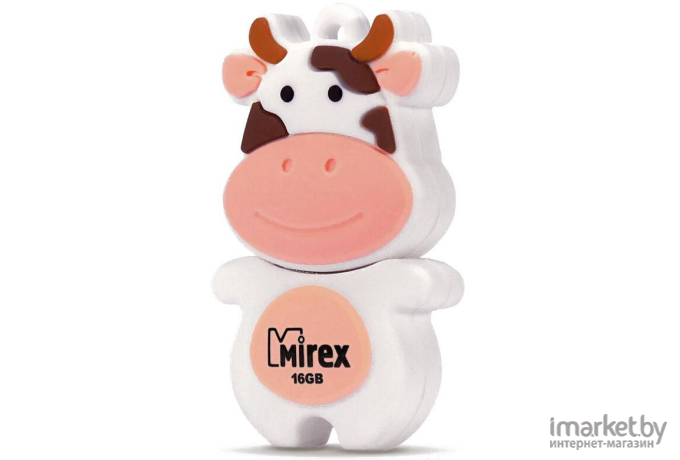 Usb flash Mirex 16GB Cow 2.0 персиковый [13600-KIDCWP16]