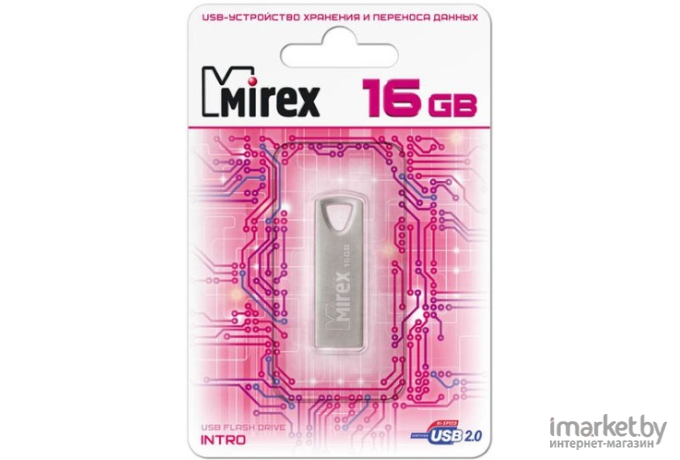 Usb flash Mirex 16GB Intro 2.0 [13600-ITRNTO16]