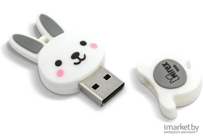 Usb flash Mirex 16GB Rabbit 2.0 серый [13600-KIDRBG16]