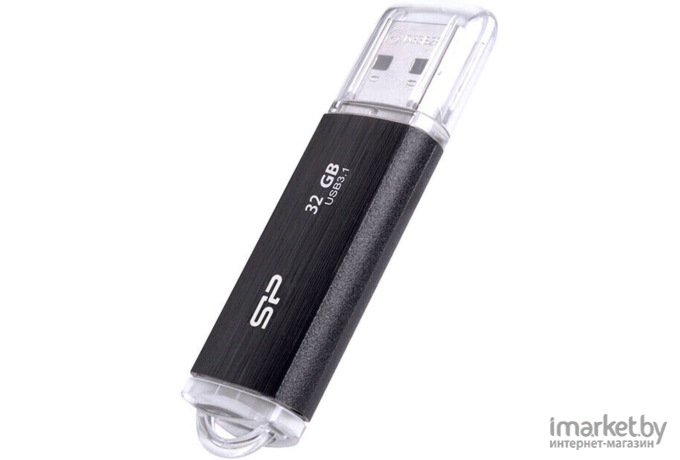 Usb flash Silicon-Power 32Gb Blaze B02 3.1 черный [SP032GBUF3B02V1K]