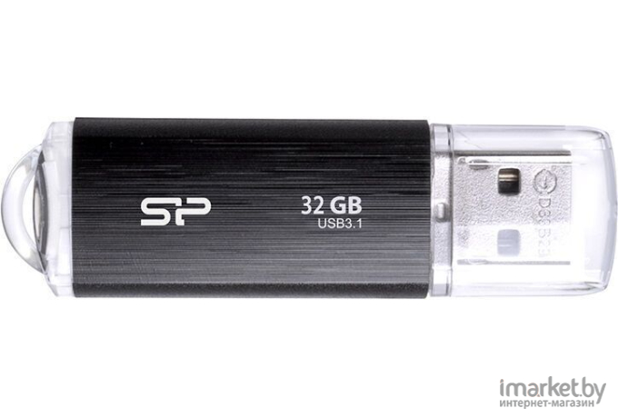 Usb flash Silicon-Power 32Gb Blaze B02 3.1 черный [SP032GBUF3B02V1K]