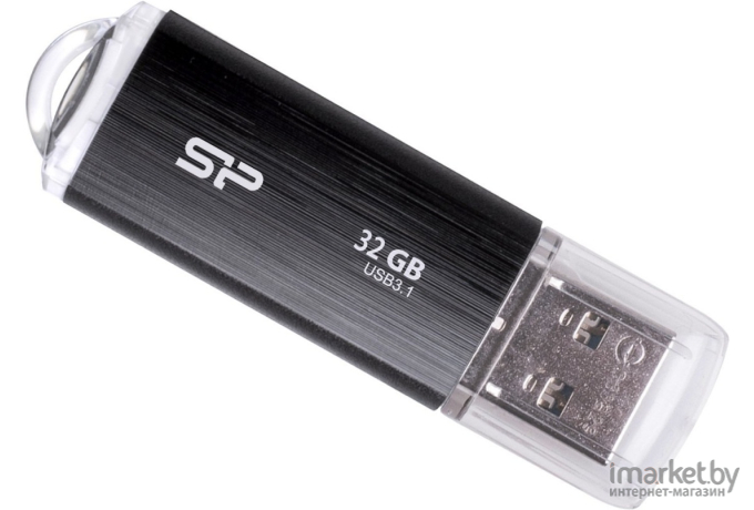 Usb flash Silicon-Power 32Gb Blaze B02 3.1 черный [SP032GBUF3B02V1K]