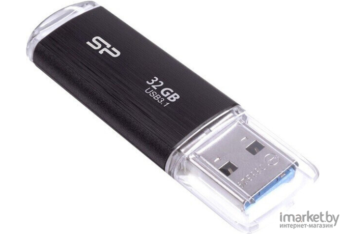 Usb flash Silicon-Power 32Gb Blaze B02 3.1 черный [SP032GBUF3B02V1K]