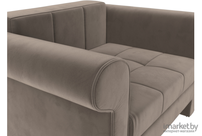 Кресло-кровать Mebelico Берли 101278 велюр коричневый