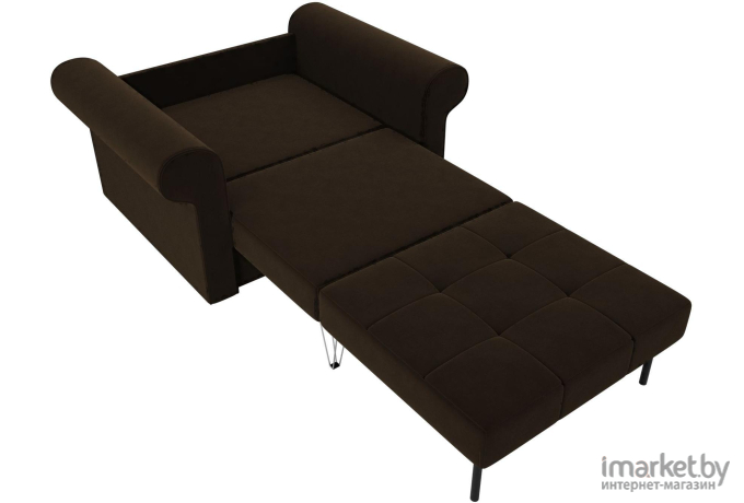 Кресло-кровать Mebelico Берли 101278 велюр коричневый