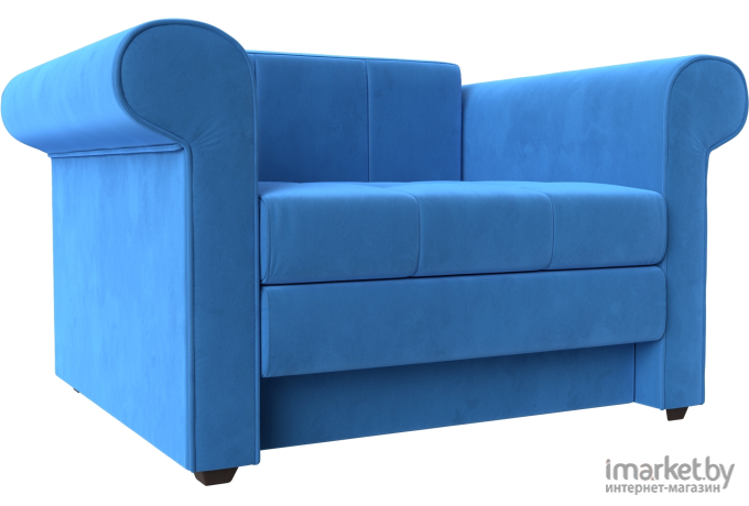Кресло-кровать Mebelico Берли 101280 велюр синий