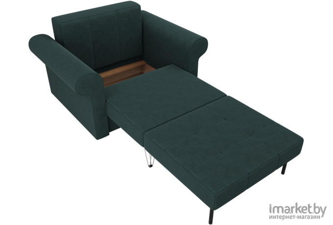 Кресло-кровать Mebelico Берли 101276 велюр бирюзовый