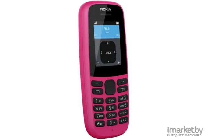 Мобильный телефон Nokia 105 TA-1174 DS Pink [16KIGP01A01]