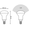 Светодиодная лампа Gauss LED R50 E14 6W 530lm 4100K 1/10/100 [106001206]