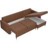 Угловой диван Mebelico Белфаст 492 правый 59066 рогожка коричневый
