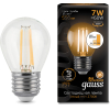 Светодиодная лампа Gauss LED Filament Шар E27 7W 580lm 4100K 1/10/50 [105802207]