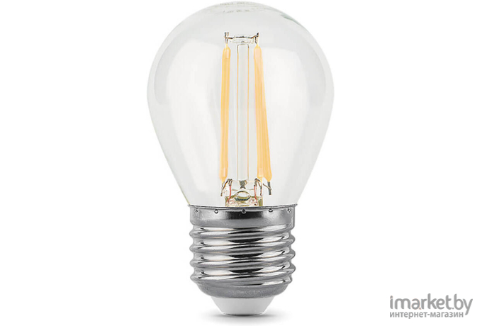 Светодиодная лампа Gauss LED Filament Шар E27 5W 450lm 4100K 1/10/50 [105802205]