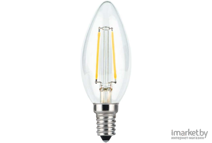 Светодиодная лампа Gauss LED Filament Свеча E14 5W 450lm 4100К 1/10/50 [103801205]