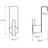 Крючок для ванны Bemeta 104106152