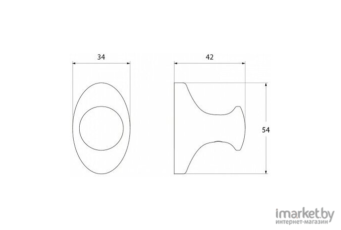 Крючок для ванны Iddis Leaf LEASB10I41