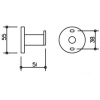 Крючок для ванны Keuco Plan 14914010000