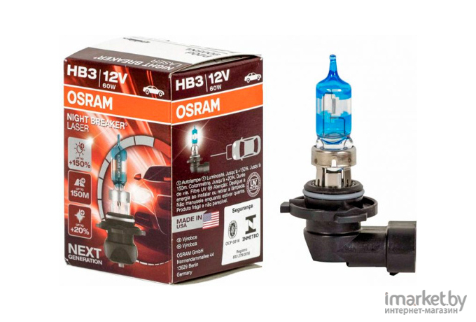 Автомобильная лампа Osram HB3 9005NL