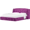 Кровать Лига Диванов Лотос 160 микровельвет фиолетовый (28516)
