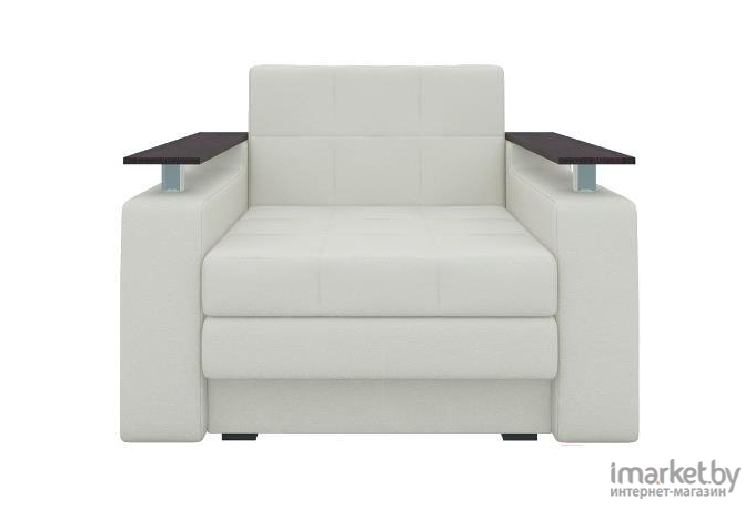 Кресло-кровать Mebelico Комфорт 12 58749 экокожа белый