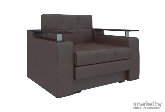 Кресло-кровать Mebelico Комфорт 12 58750 экокожа коричневый