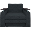 Кресло-кровать Mebelico Комфорт 12 58758 микровельвет черный
