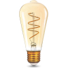 Светодиодная лампа Gauss LED Filament ST64 Flexible E27 6W Golden 360lm 2400К 1/10/40 [157802006]