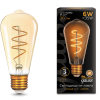 Светодиодная лампа Gauss LED Filament ST64 Flexible E27 6W Golden 360lm 2400К 1/10/40 [157802006]