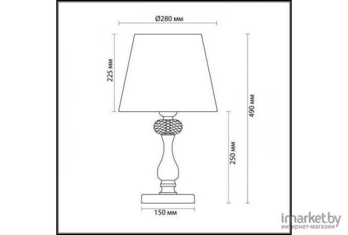 Настольная лампа Odeon Light Aurelia [3390/1T]