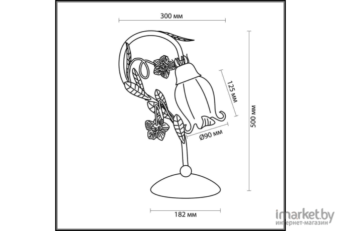 Настольная лампа Odeon Light Ameli цветной [2252/1T]